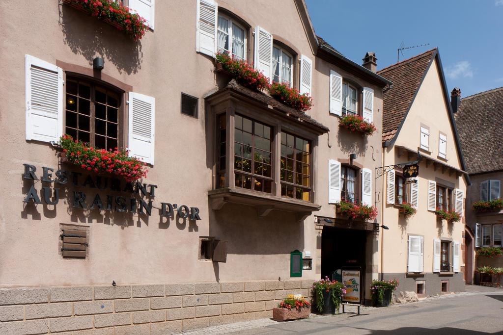 La Griffe à Foin au Restaurant raisin D'or Acomodação com café da manhã Mittelbergheim Exterior foto
